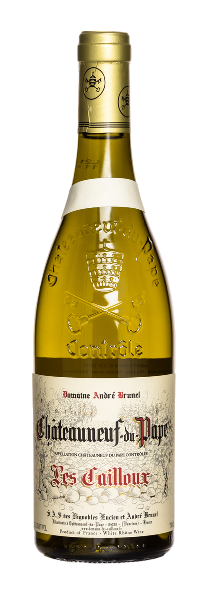 André Brunel Châteauneuf-du-Pape Les Cailloux Blanc - Bottle - Non-Vintage