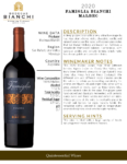 2020 Famiglia Bianchi Malbec – Fact Sheet