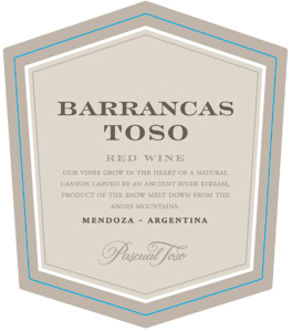 Pascual Toso Barrancas – Label – Non-Vintage
