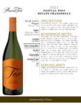 2021 Pascual Toso Estate Chardonnay – Fact Sheet