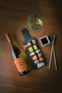 Pascual Toso Estate Chardonnay – Beauty Image – Sushi #1