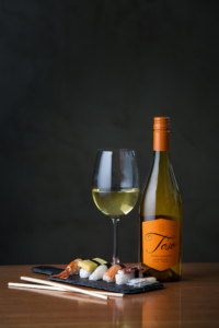 Pascual Toso Estate Chardonnay – Beauty Image – Sushi #3