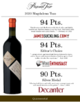 2020 Pascual Toso Ultra Premium Magdalena – Accolades Sell Sheet