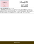Pascual Toso Brut Rosé – Press Highlights