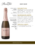 Pascual Toso Brut Rosé – Fact Sheet