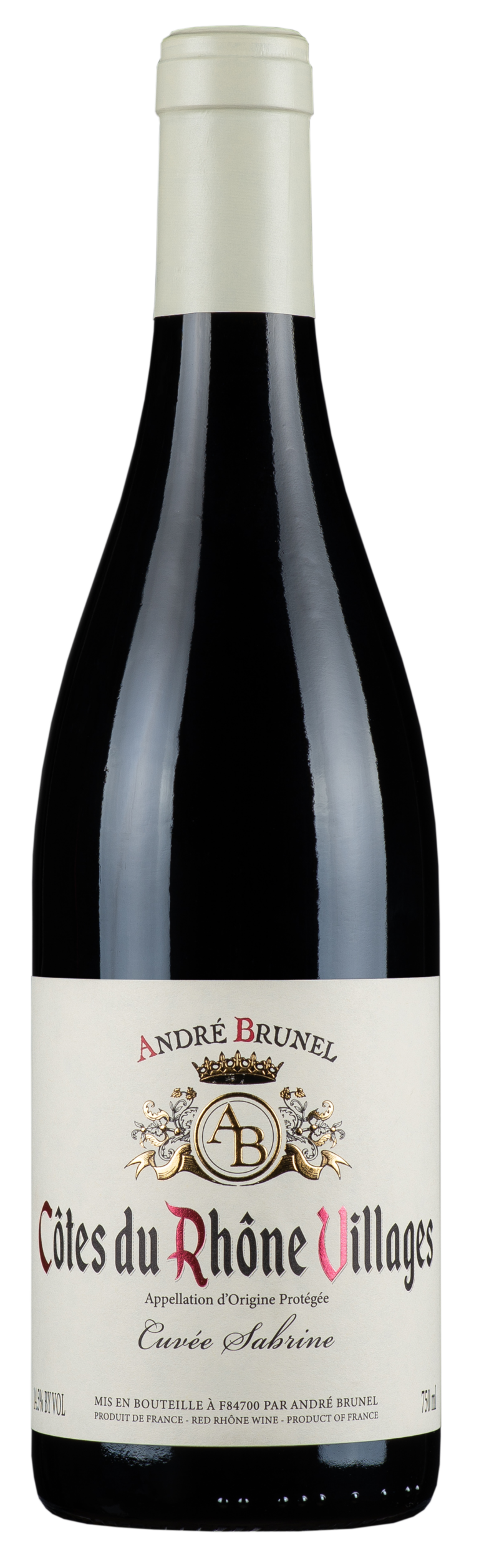 André Brunel Côtes du Rhône Villages Cuvée Sabrine - Bottle - Non-Vintage