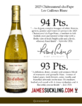 2023 André Brunel Châteauneuf-du-Pape Les Cailloux Blanc – Accolades Sell Sheet