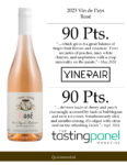 2023 André Brunel Vin de Pays Rosé – Accolades Sell Sheet