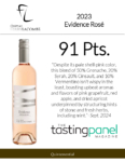 2023 Château Ferry Lacombe Evidence Rosé – 91 points, Tasting Panel – Accolade Sell Sheet