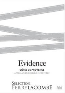 Château Ferry Lacombe Evidence Rosé – Front Label – Non-Vintage