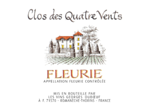 Georges Duboeuf Clos des Quatre Vents Fleurie – Front Label – Non-Vintage