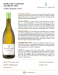 2022 Domaine Carrion Chablis – Fact Sheet
