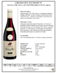 2016 Georges Duboeuf Domaine de Lafayette Brouilly – Fact Sheet
