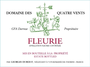 Georges Duboeuf Domaine des Quatre Vents Fleurie – Front Label – Non-Vintage