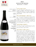 2018 Georges Duboeuf Domaine des Rosiers Moulin-Á-Vent – Fact Sheet