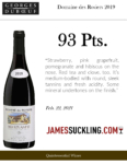 2019 Georges Duboeuf Domaine des Rosiers Moulin-Á-Vent – 93 points, James Suckling – Accolades Sell Sheet