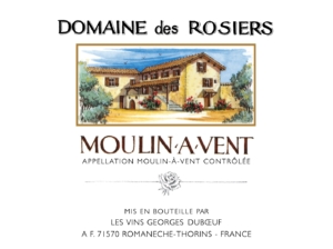 Georges Duboeuf Domaine des Rosiers Moulin-Á-Vent – Front Label – Non-Vintage