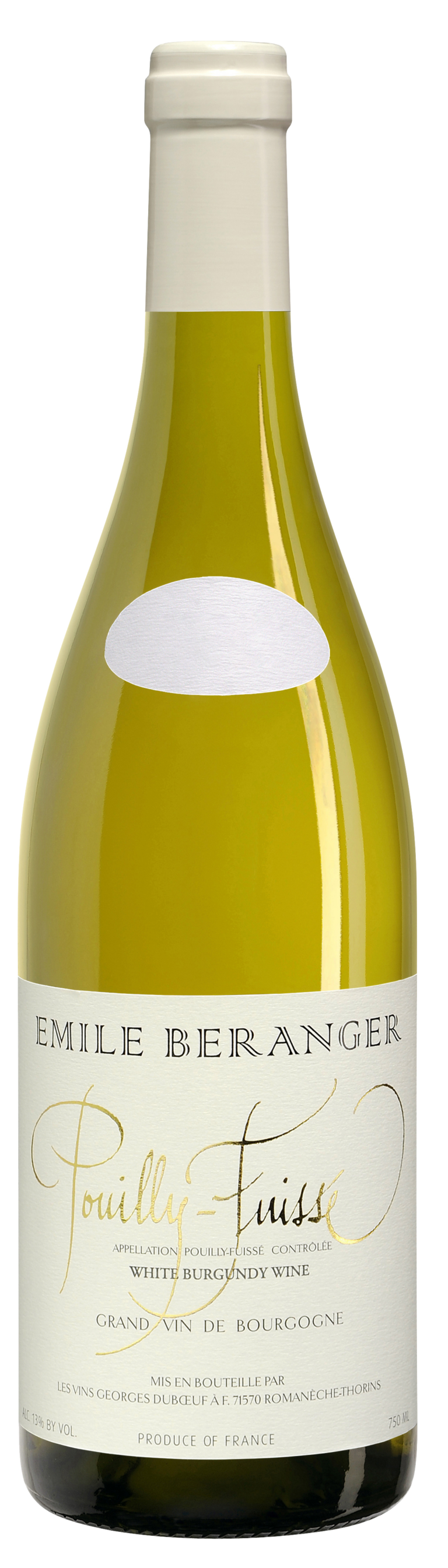 Georges Duboeuf Emile Béranger Pouilly Fuissé - Bottle - Non-Vintage