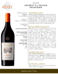 2018 Famille Bouey Chateau La France Delhomme – Fact Sheet