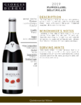 2019 Georges Duboeuf Beaujolais – Fact Sheet