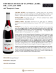 2022 Georges Duboeuf Beaujolais – Fact Sheet