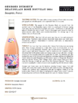 2024 Georges Duboeuf Beaujolais Nouveau Rosé – Fact Sheet