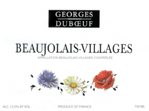 Georges Duboeuf Beaujolais-Villages – Front Label – Non-Vintage