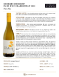 2022 Georges Duboeuf IGP Pays d’Oc Chardonnay – Fact Sheet