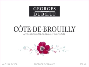 Georges Duboeuf Côte-de-Brouilly – Front Label – Non-Vintage