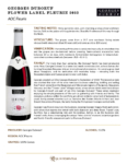 2023 Georges Duboeuf Fleurie – Fact Sheet