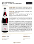 2022 Georges Duboeuf Juliénas – Fact Sheet