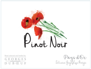 Georges Duboeuf IGP Pays d’Oc Pinot Noir – Front Label – Non-Vintage