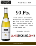 2020 Georges Duboeuf Pouilly-Fuissé – 90 points, James Suckling – Accolade Sell Sheet
