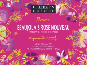 Georges Duboeuf Rousé Beaujolais Rosé Nouveau – Front Label – Non-Vintage