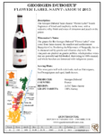 2015 Georges Duboeuf Saint Amour – Fact Sheet