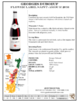 2016 Georges Duboeuf Saint Amour – Fact Sheet