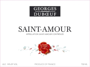 Georges Duboeuf Saint Amour – Front Label – Non-Vintage