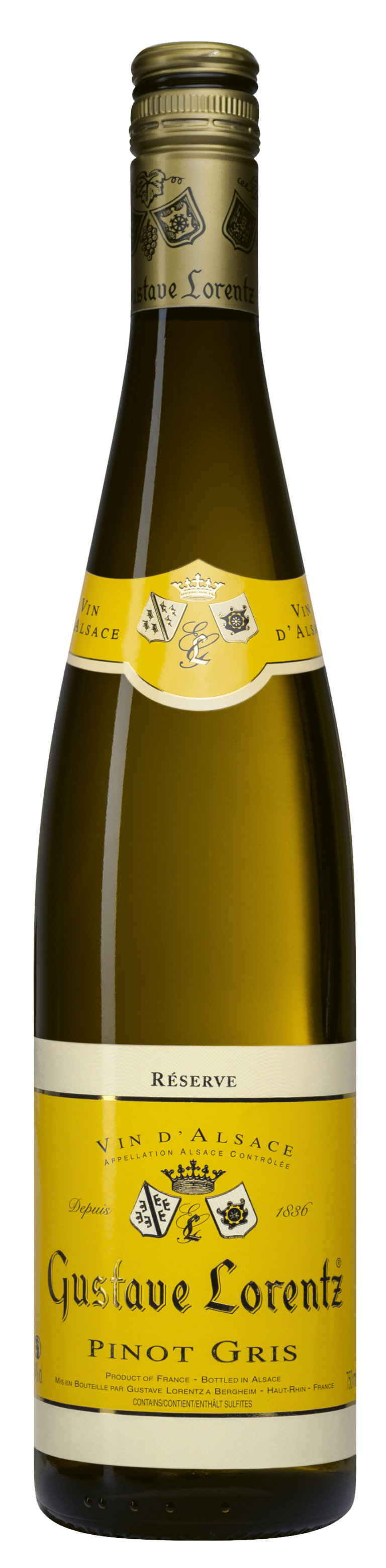 Gustave Lorentz Pinot Gris Reserve - Bottle - Non-Vintage