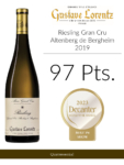 2019 Gustave Lorentz Riesling Grand Cru Altenberg de Bergheim – 97 points, Decanter – Accolade Sell Sheet