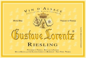 Gustave Lorentz Riesling Reserve – Front Label – Non-Vintage