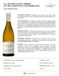 2023 La Chapelle Du Berry Cuvée Prestige Sancerre – Fact Sheet