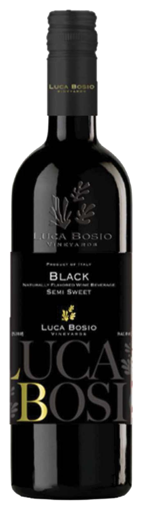 Luca Bosio Dark Black Semi Sweet - Bottle