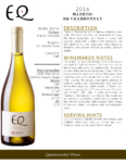 2016 Matetic Vineyards EQ ‘Quartz’ Chardonnay – Fact Sheet