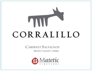 Matetic Vineyards Corralillo Cabernet Sauvignon – Front Label – Non-Vintage