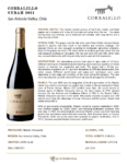 2021 Matetic Vineyards Corralillo Syrah – Fact Sheet