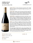2022 Matetic Vineyards Corralillo Syrah – Fact Sheet