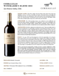 2020 Matetic Vineyards Corralillo Winemaker’s Blend – Fact Sheet