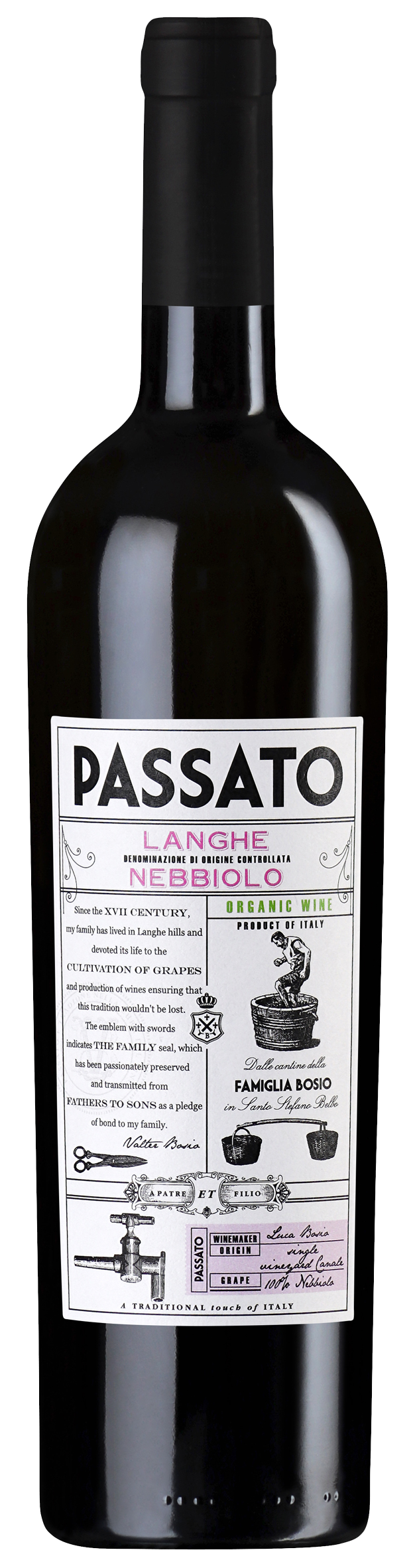 Passato Organic Langhe Nebbiolo - Bottle - Non-Vintage