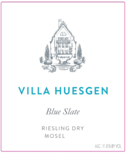 Villa Huesgen Blue Slate Riesling – Front Label – Non-Vintage