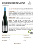 2023 Villa Huesgen Noble Sweet Riesling Auslese Enkircher Zeppwingerz – Fact Sheet